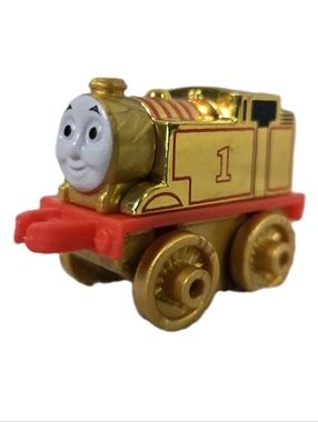Thomas And Friends Minis 75th Anniversary Gold Thomas Plastic Tank Engine